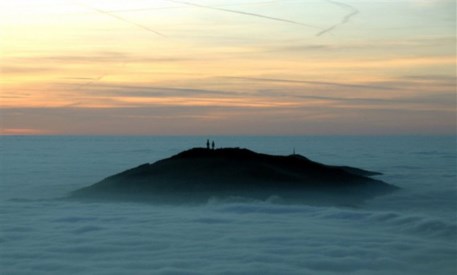 Der Hohe Bogen im Nebel